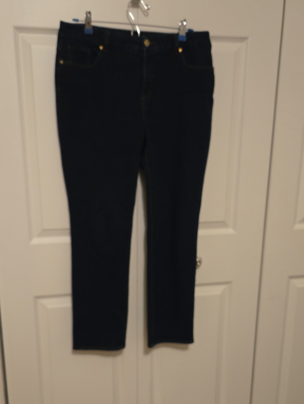 Chico's Dark Blue So Slimming Jeans